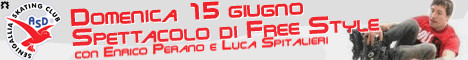Spettacolo di pattinaggio free style e raccolta fondi pro alluvionati