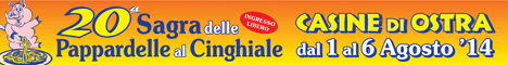 Sagra delle Pappardelle al Cinghiale 2014 Casine di Ostra