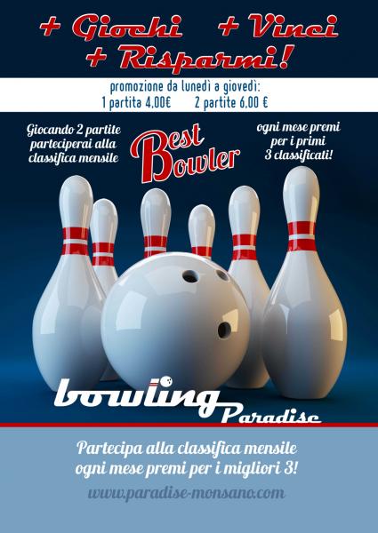 Bowling: + giochi, + vinci, + risparmi!