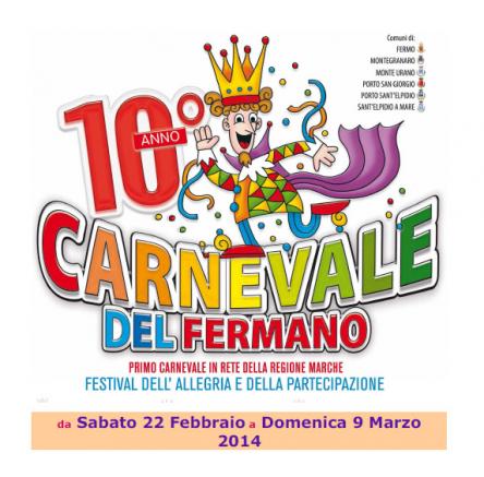 Spettacolo commedia dell'arte - Fermo nel Regno di re Carnevale 2014
