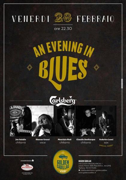 Blues Carlsberg friday night at Golden Cadillac Jesi