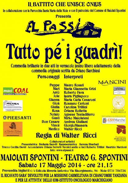 Commedia Teatrale TUTTO PE' I GUADRI'