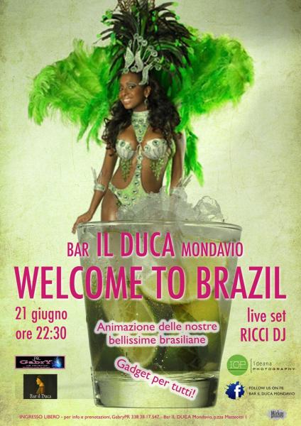 ** Welcome to BRASIL ** - BAR IL DUCA ( Mondavio ) 21-06-2014