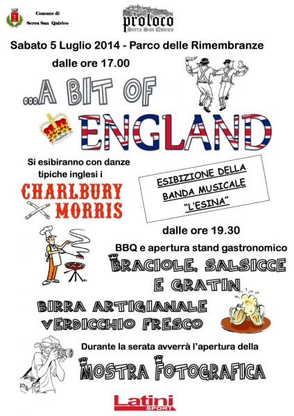 A BIT OF ENGLAND - Musica,danza e divertimento - SERRA SAN QUIRICO