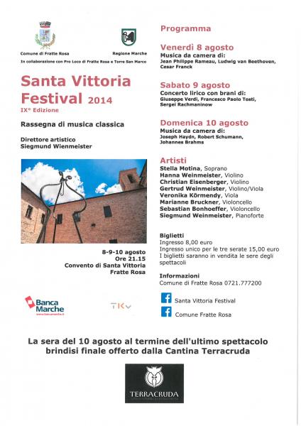 Santa Vittoria Festival 2014