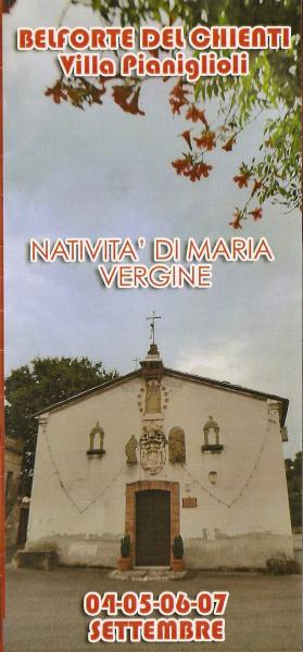 NATIVITA' DI MARIA VERGINE