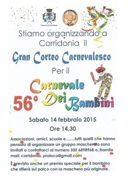 Carnevale a Corridonia