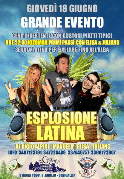 ESPLOSIONE LATINA @ IL CASALE (S. Angelo Senigallia) - Dj Gigio Alpini / Manuela / Elisa / Julians