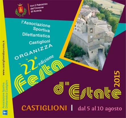 22° festa d'Estate a Castiglioni di Arcevia