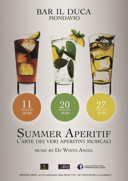 APERITIVO MUSICALE- SUMMER APERITIF -  BAR IL DUCA MONDAVIO - 11-08-2015