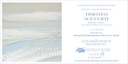 Timoteo Sceverti. Bagliori. The brightness of colors