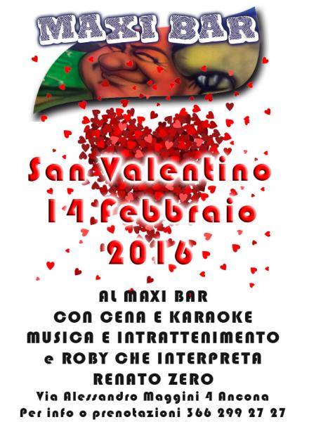San Valentino 2016 Al Maxi Bar Ancona