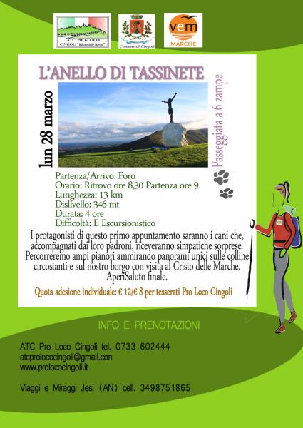 L'ANELLO DI TASSINETE Trekking a 6 zampe