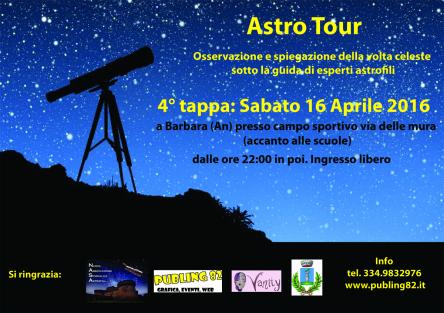 Astro Tour. 4° tappa