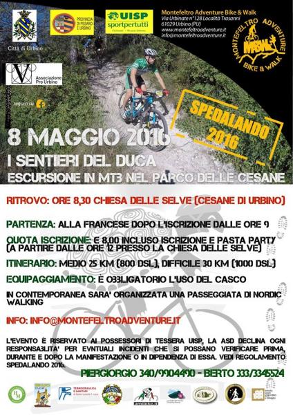 Escursione in MTB - Urbino