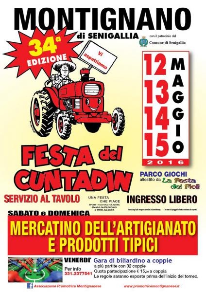 Festa del Cuntadin 2016 a Montignano di Senigallia
