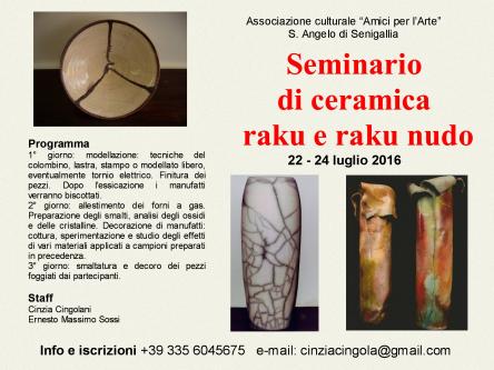 seminario di ceramica
