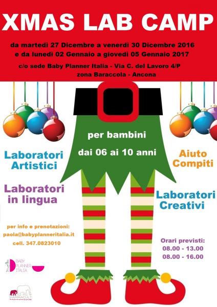 XMAS LAB CAMP FOR KIDS!