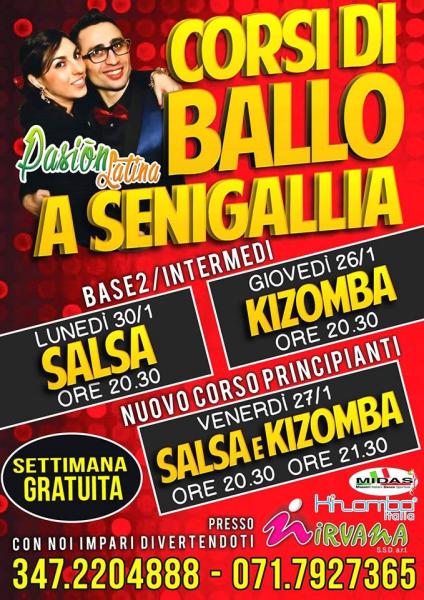 Corsi di Ballo a Senigallia - Salsa e Kizomba - base e intermedi