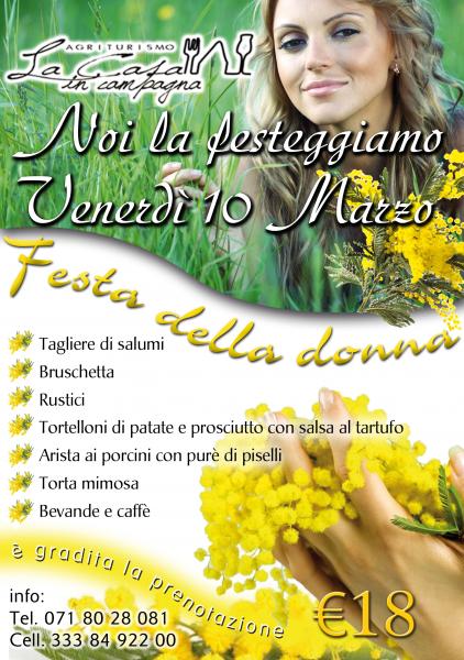 Festa delle Donne 8 Marzo 2017 Agriturismo Ancona