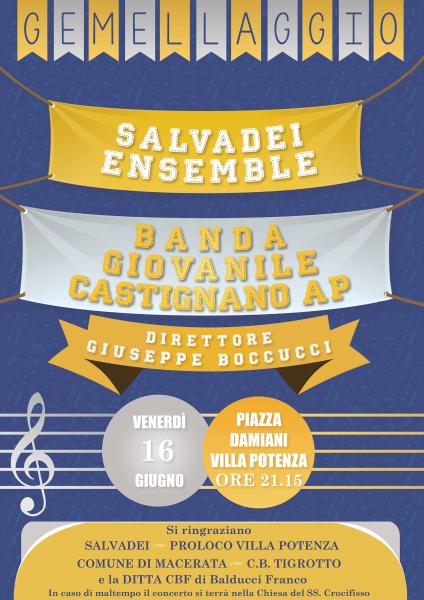 Concerto Salvadei Ensemble & Banda Giovanile Castignano