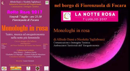 Notte rosa 2017 a Fiorenzuola di Focara