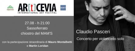 Concerto per violoncello solo di Claudio Pasceri al Mam's