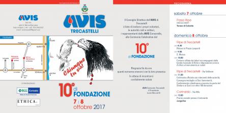 10° Anniversario Associazione AVIS Comunale Trecastelli