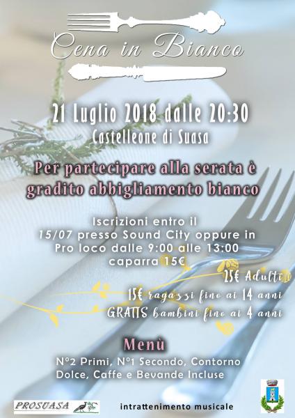 Cena in Bianco 2018