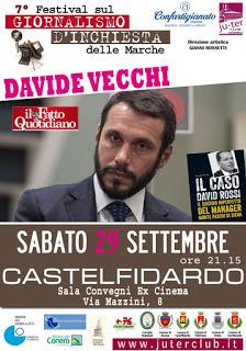 IL CASO DAVID ROSSI: A CASTELFIDARDO DAVIDE VECCHI