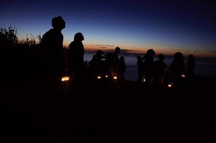 Meditazioni in cammino con lanterne nel Parco del monte San Bartolo