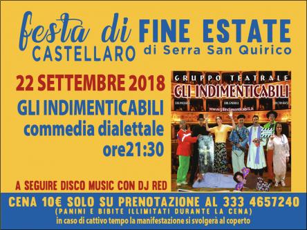 FESTA DI FINE ESTATE 2018_GLI INDIMENTICABILI
