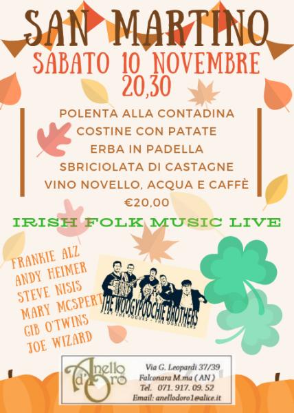 San Martino Irish Music @ Anello D'Oro Ristorante