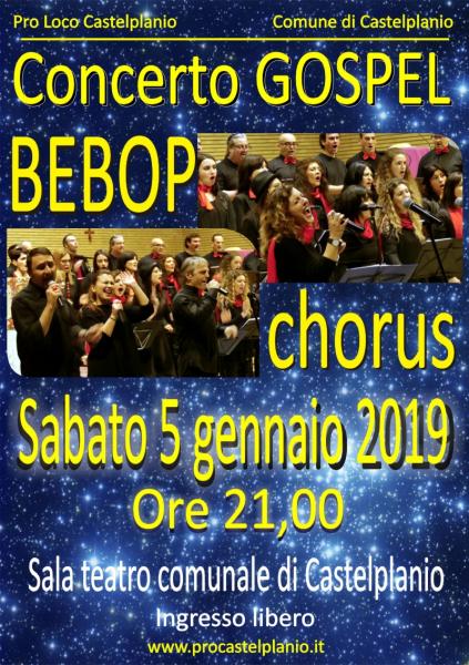 Concerto Gospel con Bebop chorus
