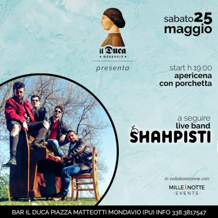 Concerto live SHAMPISTI – Apericena con porchetta _ Bar il Duca