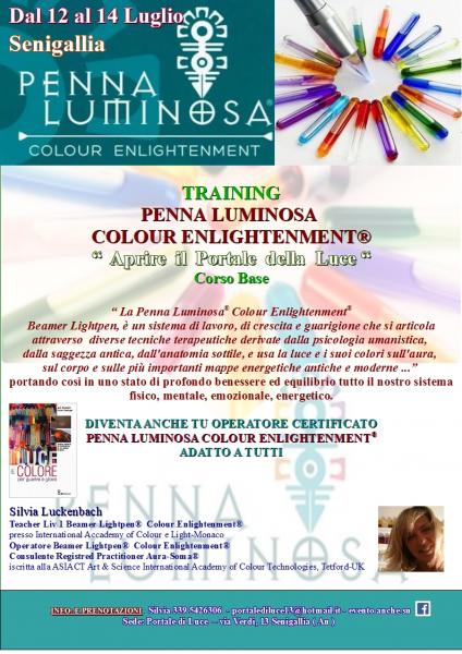 Penna Luminosa® Colur Enlightenment ®“ Aprire il Portale della Luce - Training Corso base