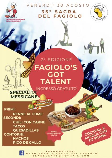 Fagiolo's Got Talent 2° Edizione