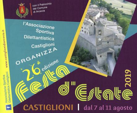 Festa d'estate a Castiglioni di Arcevia