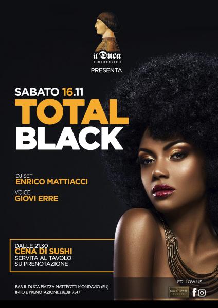 16/11 – Bar Il Duca Total Black – Cena Sushi