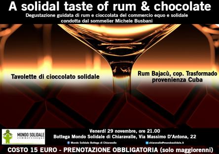 A solidal taste of Rum e Chocolate