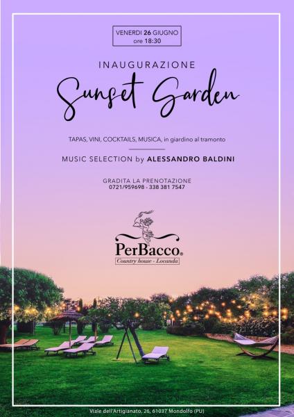26|06 – Inaugurazione Sunset Garden - PerBacco