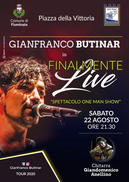 Gianfranco Butinar in Finalmente live