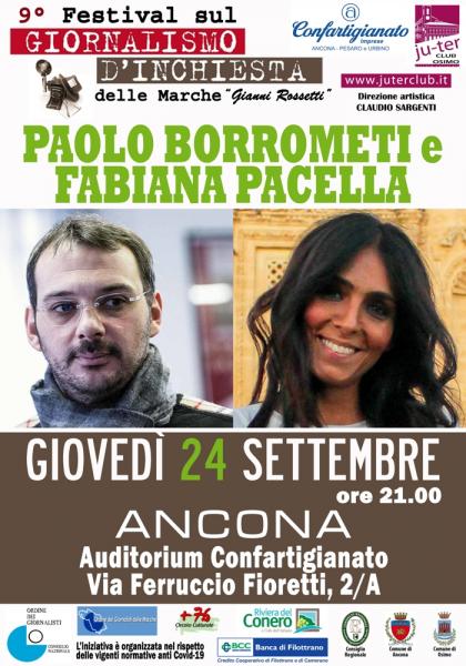 Paolo Borrometi e Fabiana Pacella