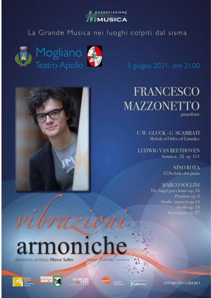 Concerto per pianoforte con il M° Francesco Mazzonetto