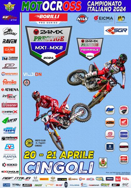 CAMPIONATO ITALIANO MOTOCROSS PRO PRESTIGE MX1-MX2 + PRO PRESTIGE FEMMINILE