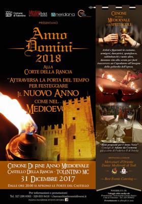 Anno Domini 2018 alla Corte della Rancia domenica 31 dicembre 2017