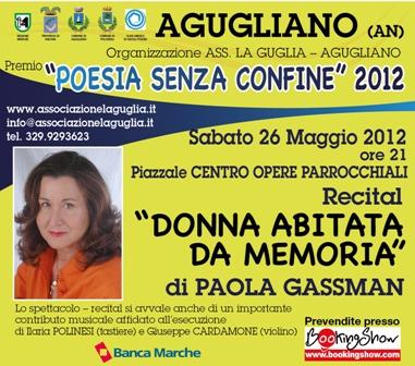 Paola Gassman ad Agugliano con 