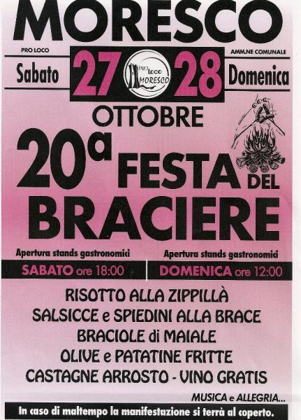 20^ Festa del Braciere