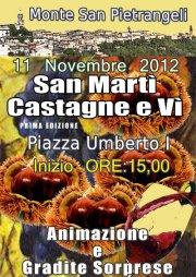 San Marti', castagne e vi'
