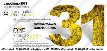 Capodanno 2013 @ Noir